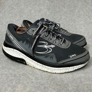 Gdefy Women's Black and Gray Sneakers